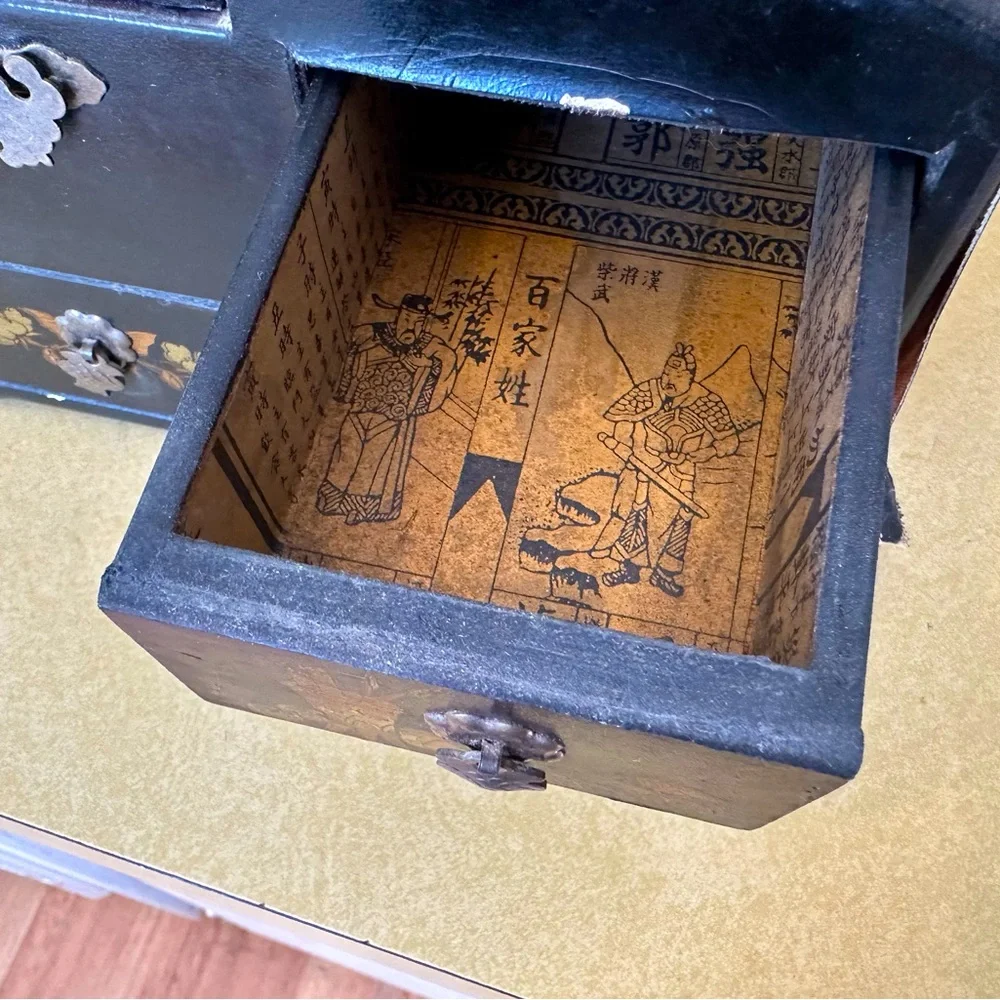Antique, Asian jewelry box - Picture 4 of 11